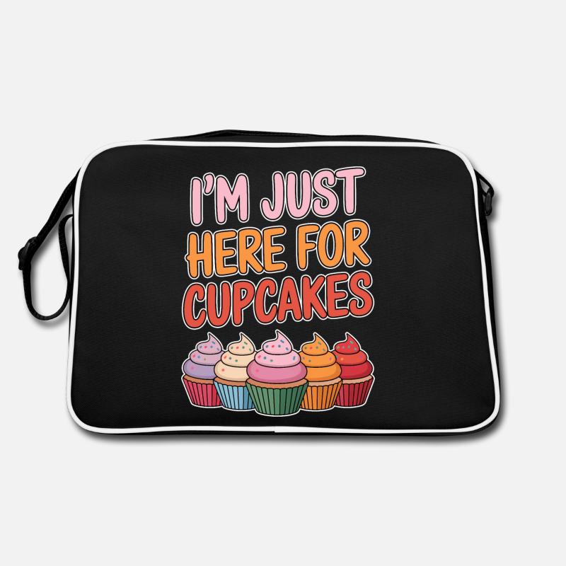 Cupcake Saying Cupcakes Funny Cupcake Gift Retro Bag