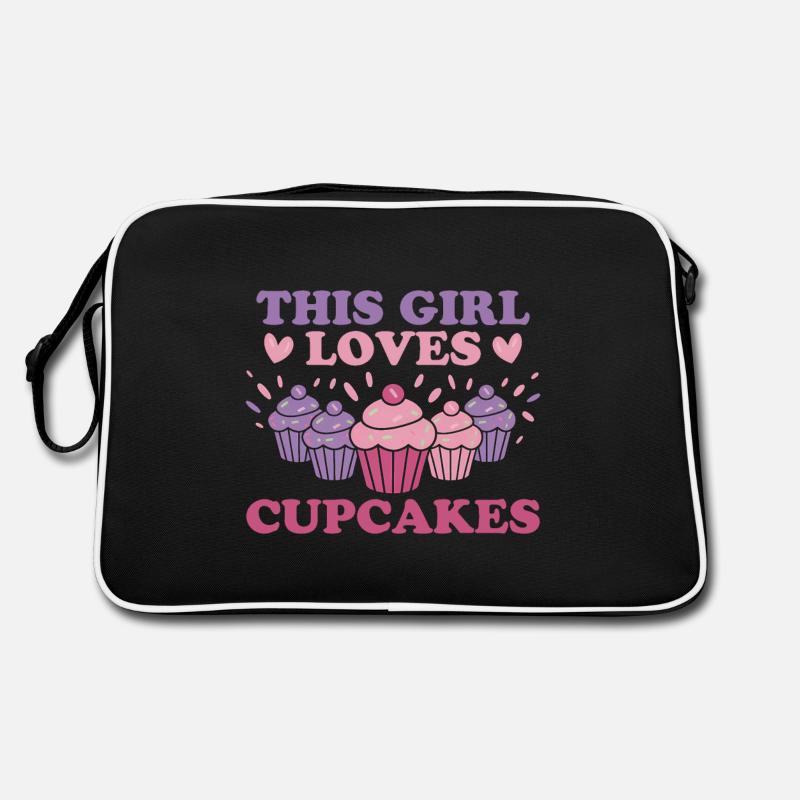 Cupcake Saying Cupcakes Funny Cupcake Gift Retro Bag