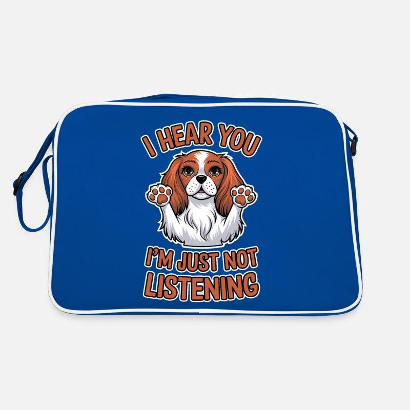 Cavalier King Charles Spaniel Dire Chien Cadeau Sac Retro