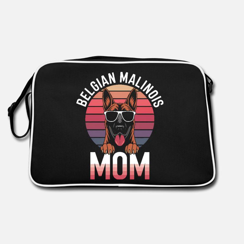Belgischer Schäferhund Spruch Malinois Geschenk Retro Tasche