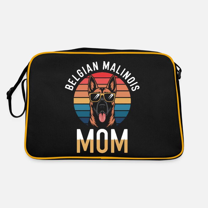 Belgian Shepherd Saying Malinois Gift Retro Bag