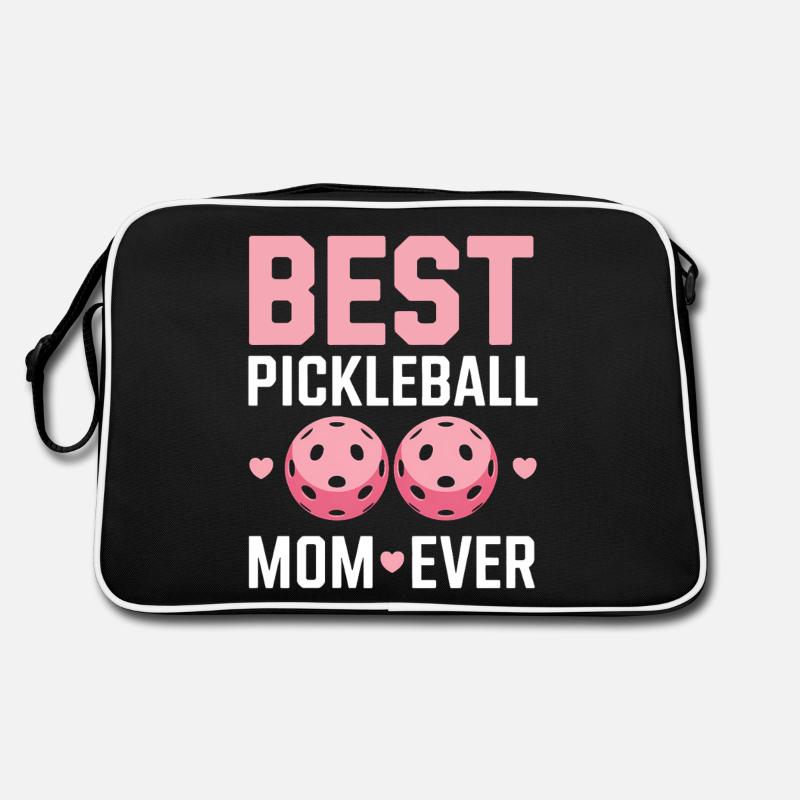 Pickleball Spruch Mama Lustige Pickleball Geschenk Retro Tasche