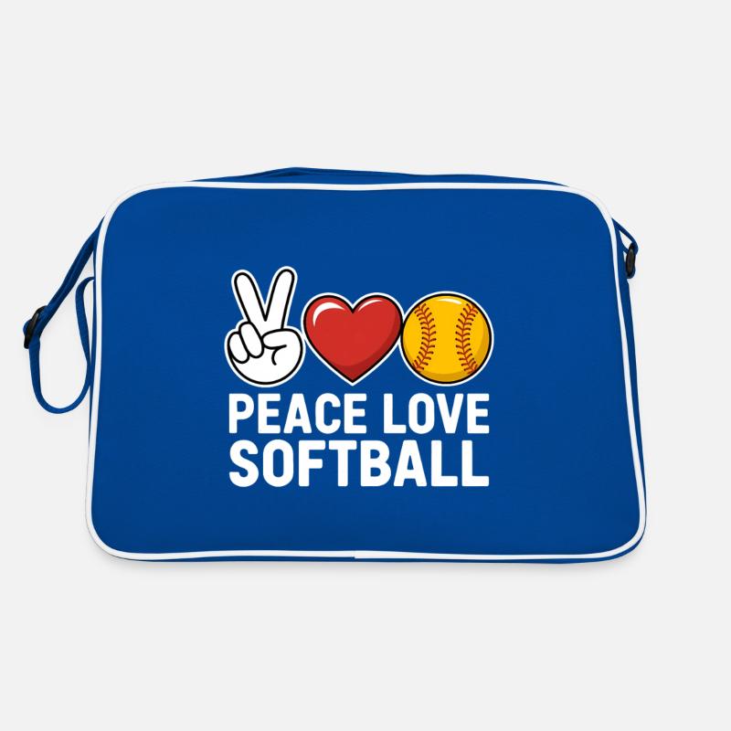 Softball Saying Softball Funny eSoftball Gift Retro Bag