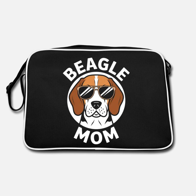 Beagle Maman Chien Maman Drôle Beagle Cadeau Sac Retro