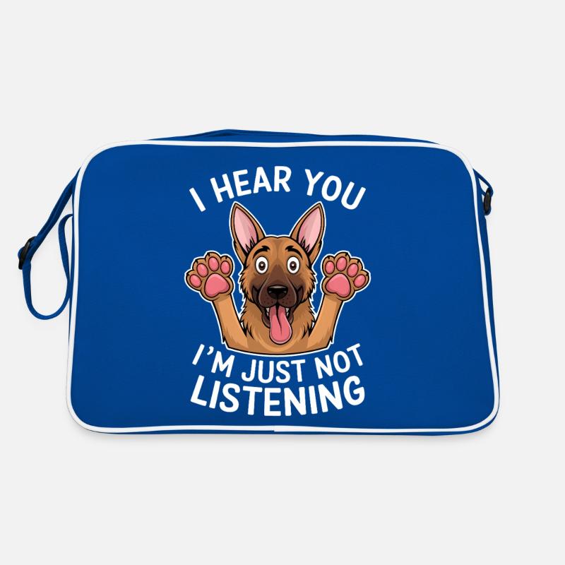 Deutscher Schäferhund Spruch Schäferhund Geschenk Retro Tasche