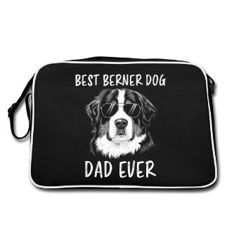 Bouvier bernois Dicton bouvier bernois - Sac Retro - noir/blanc - Dos