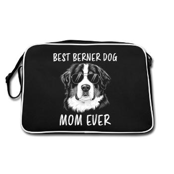 Bouvier bernois Dicton bouvier bernois - Sac Retro - noir/blanc - Dos