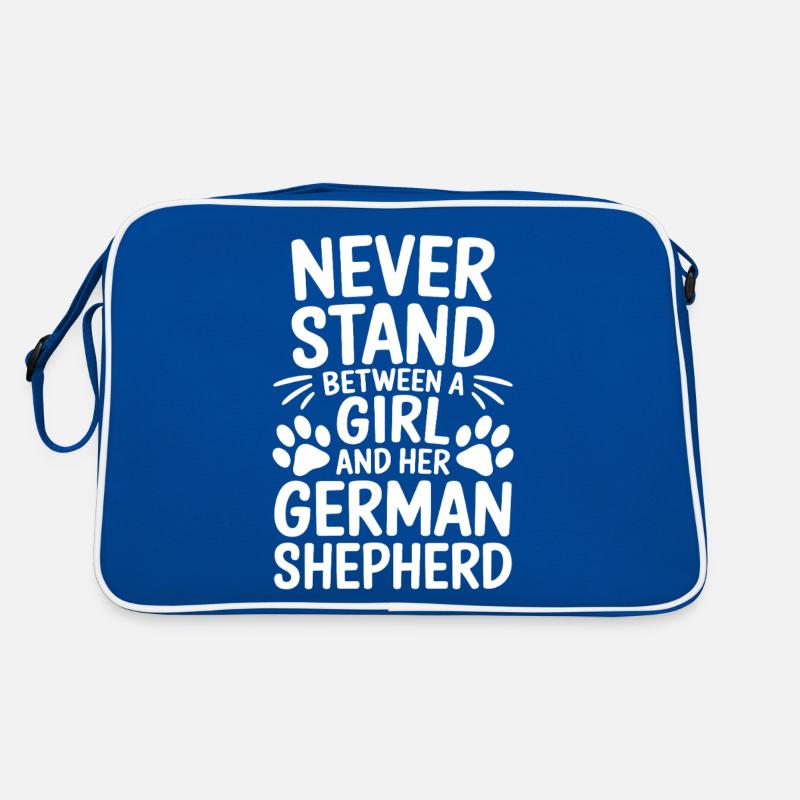 Deutscher Schäferhund Spruch Schäferhund Geschenk Retro Tasche