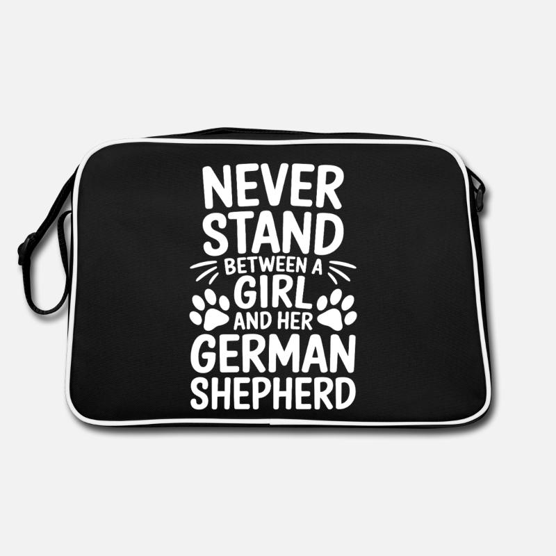 German Shepherd Saying German Shepherd Gift Retro Bag