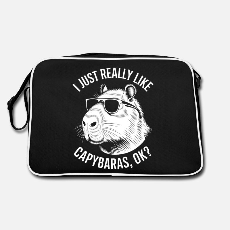 Capybara Saying Funny Capybara Gift Retro Bag