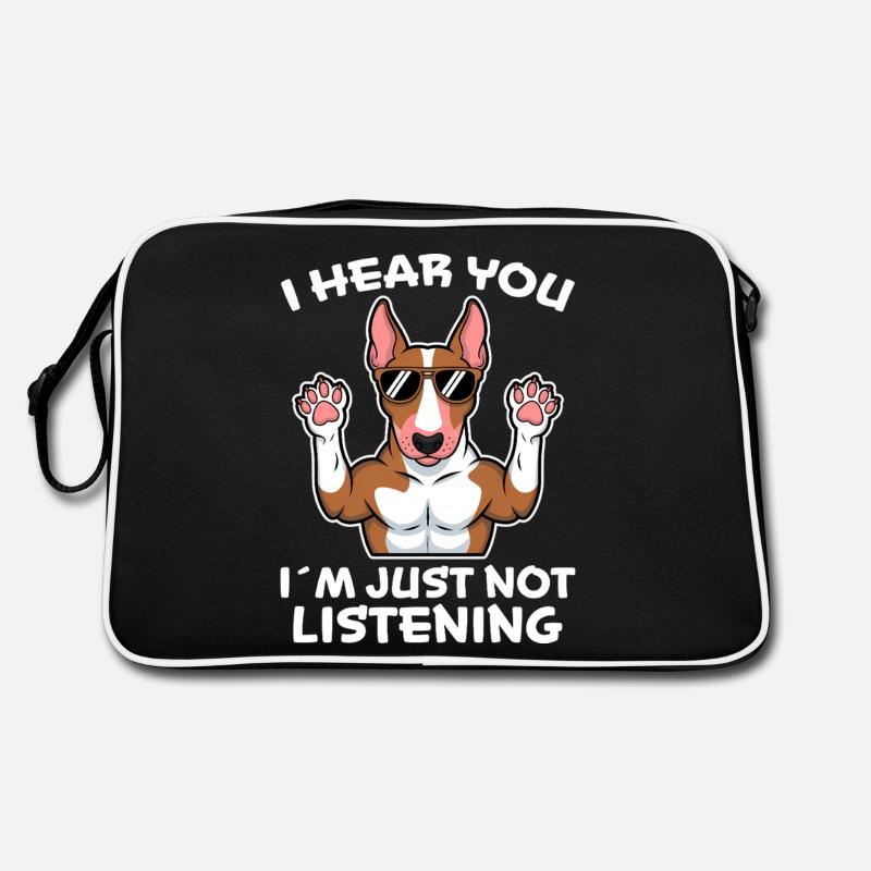 Bullterrier Spruch Lustiges Bullterrier Geschenk Retro Tasche