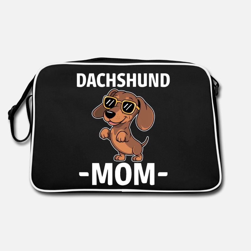 Dackel Spruch Dackel Mama Lustiges Dackel Geschenk Retro Tasche