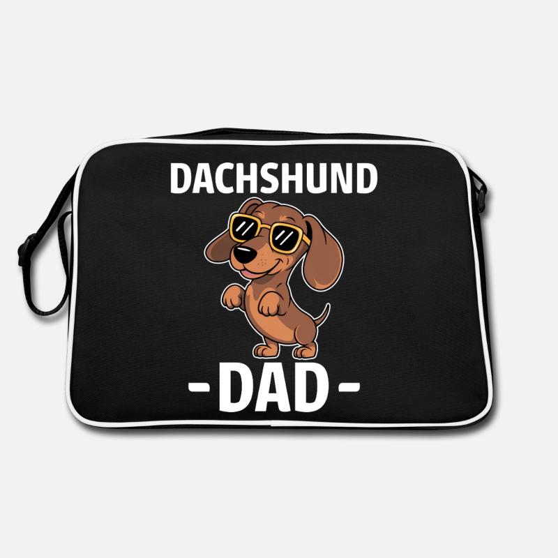 Teckel disant teckel papa drôle teckel cadeau Sac Retro