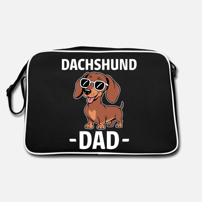 Teckel disant teckel papa drôle teckel cadeau Sac Retro