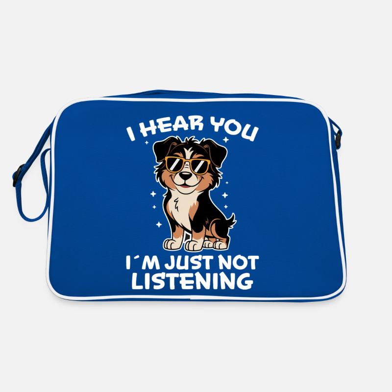 Australian Shepherd Lustiges Aussie Geschenk Retro Tasche