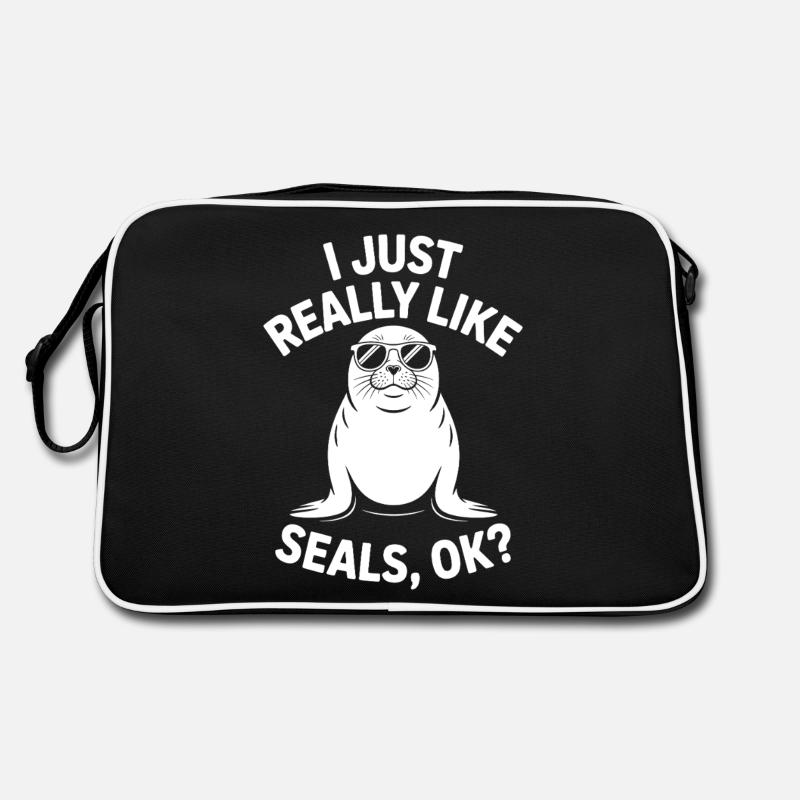 Seal Saying Seal Funny Seal Gift Retro Bag