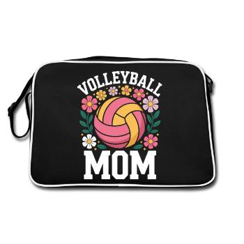 volley-ball dire drôle de cadeau de volley-ball - Sac Retro - noir/blanc - Dos