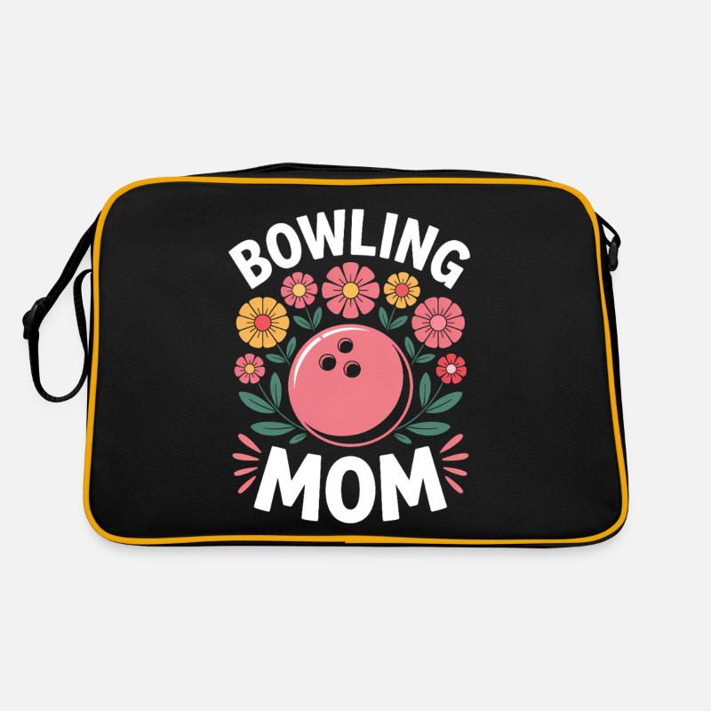 Bowling Saying Mom Funny Bowling Gift Retro Bag