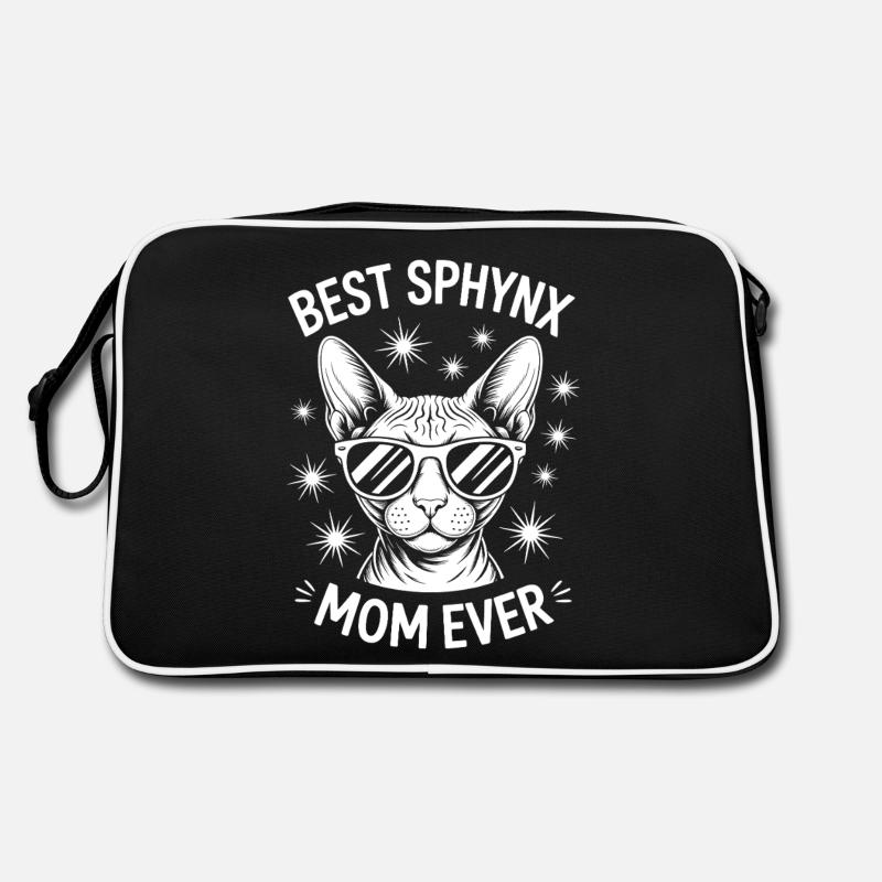 Chat Sphynx Disant Drôle Chat Sphynx Cadeau Sac Retro