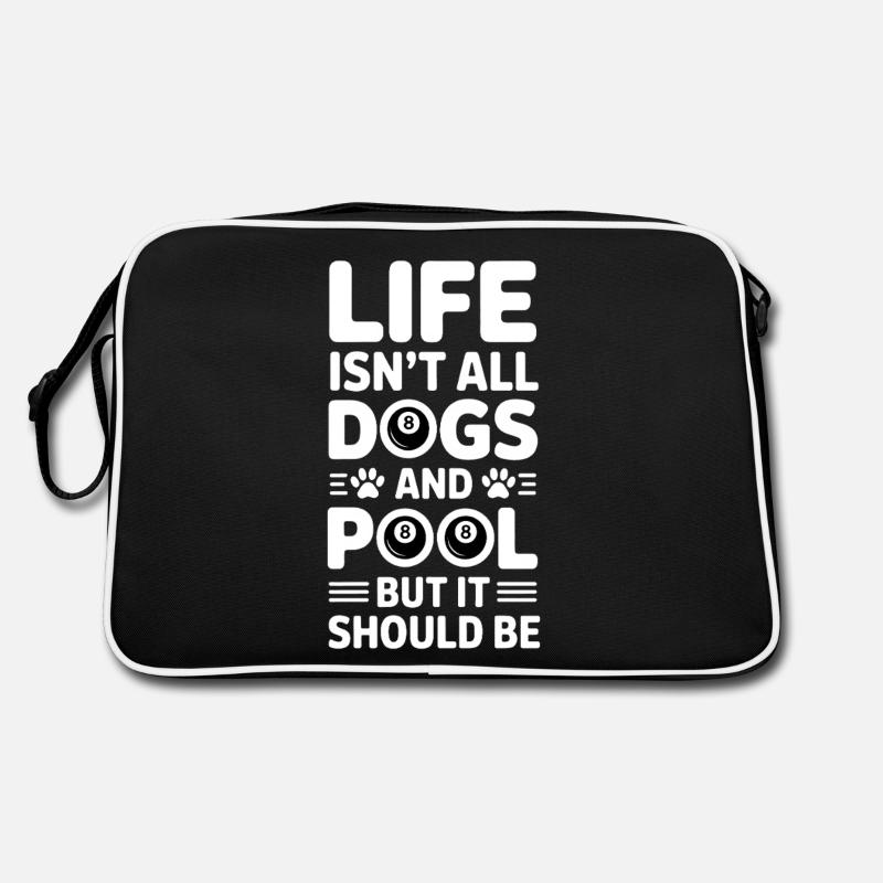 Pool Billiard Spruch Lustig Pool Billiard Geschenk Retro Tasche