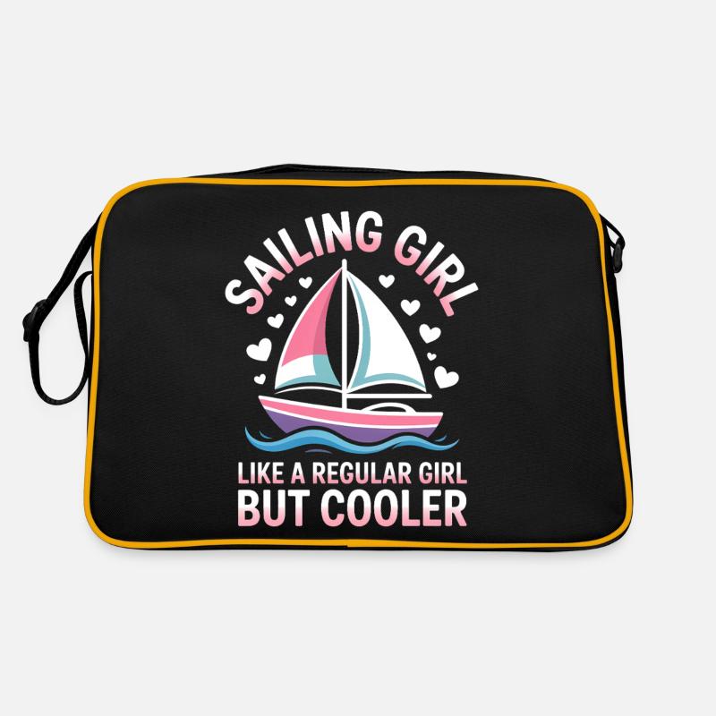 Sailing Saying Girl Sailor Sailing Gift Retro Bag