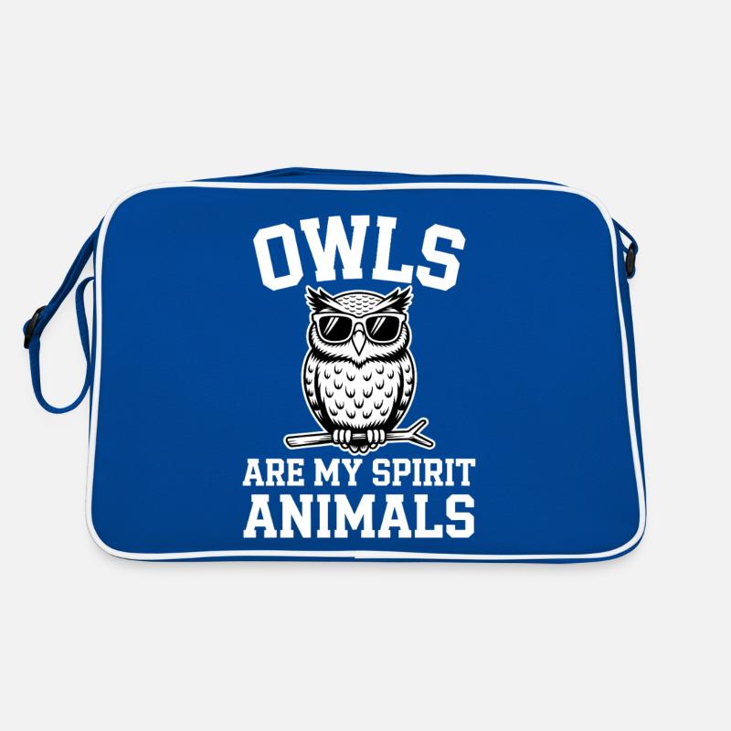 Owl Saying Owls Funny Owls Gift Retro Bag