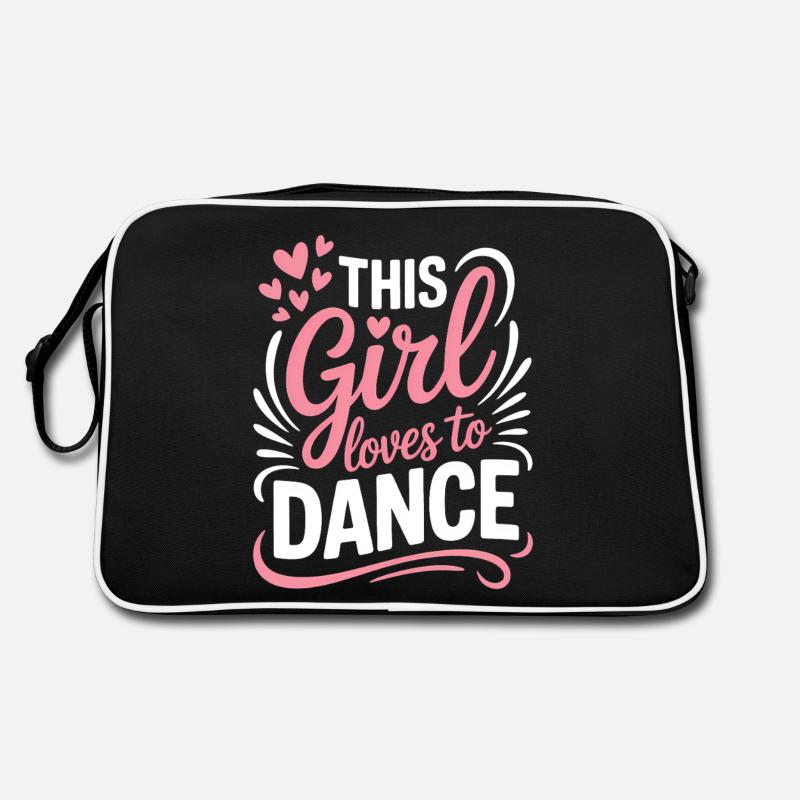 Tanzen Spruch Mädchen Tanz Lustig Tanzen Geschenk Retro Tasche