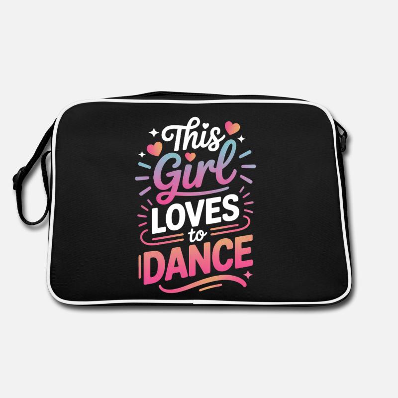 Tanzen Spruch Mädchen Tanz Lustig Tanzen Geschenk Retro Tasche
