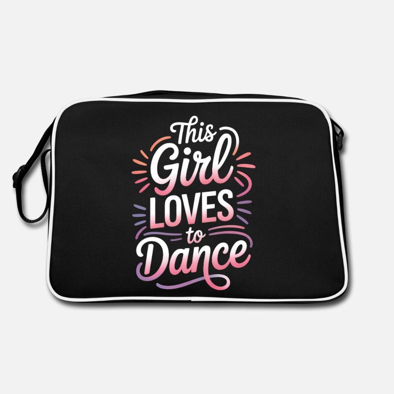 Tanzen Spruch Mädchen Tanz Lustig Tanzen Geschenk Retro Tasche