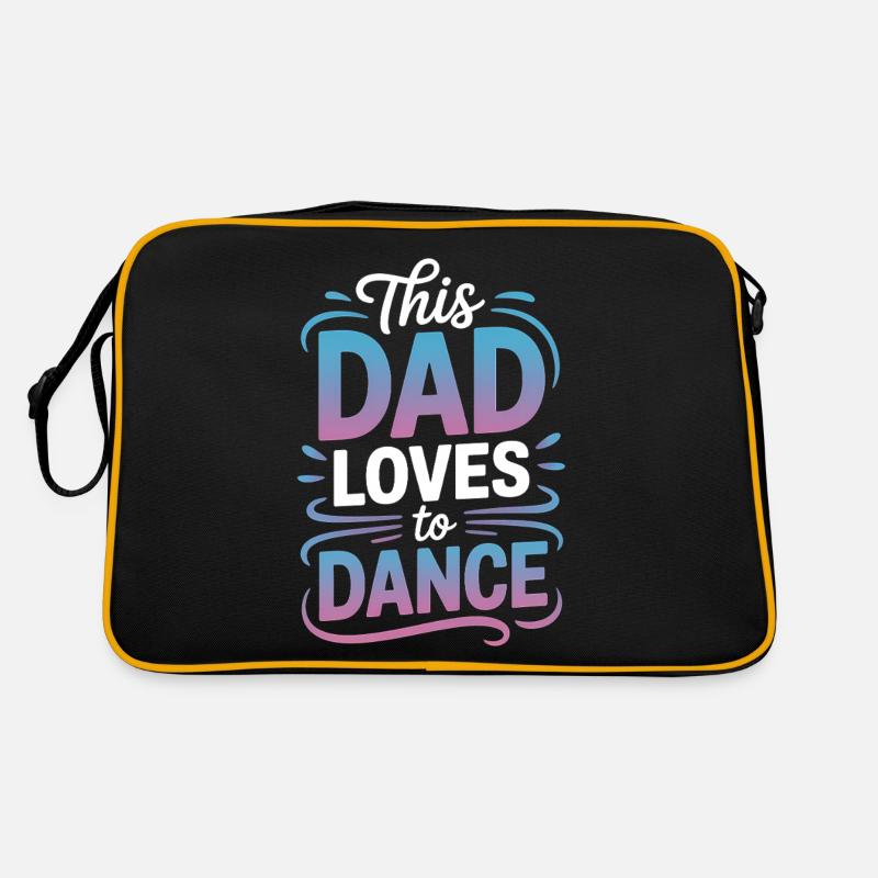 Danse Dire Papa Danse Drôle Dancing Cadeau Sac Retro