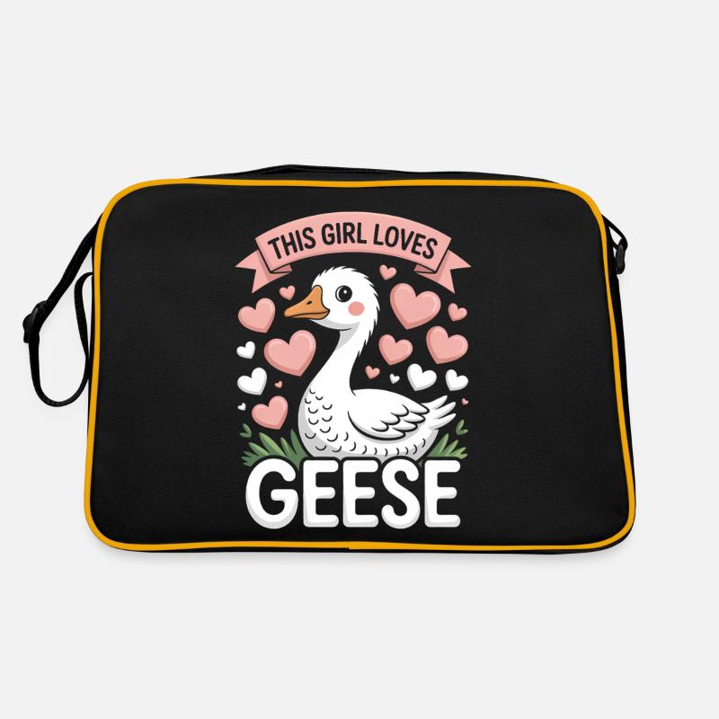 Gans Spruch Mädchen Gänse Lustiges Gans Geschenk Retro Tasche