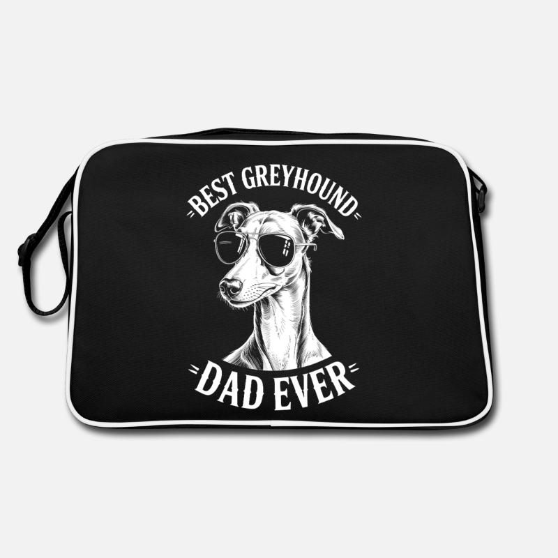 Lévrier dicton, Lévrier papa, Cadeau de lévrier Sac Retro