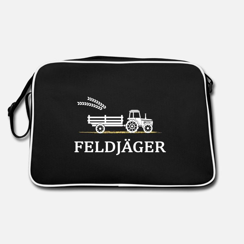 Traktor Traktorfahrer Landwirt Acker Feld Retro Tasche