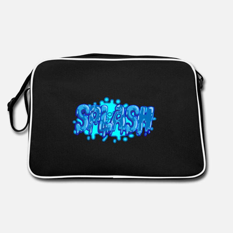 Splash graffiti lettering Retro Bag