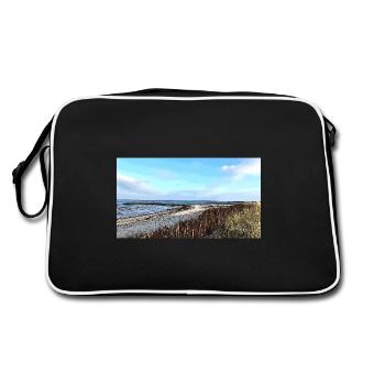 North Sea - Retro Bag - black/white - Back