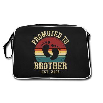 Promu au rang de frère prévu pour 2025 - Sac Retro - noir/blanc - Dos