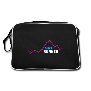 skyrunner mountain-trail trailrunning - Retro Tasche - Schwarz/Weiß - Hinten