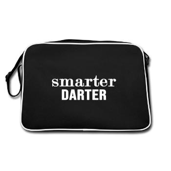 Dart Player Dart Dart Dart Dart Bar - Retro Bag - black/white - Back
