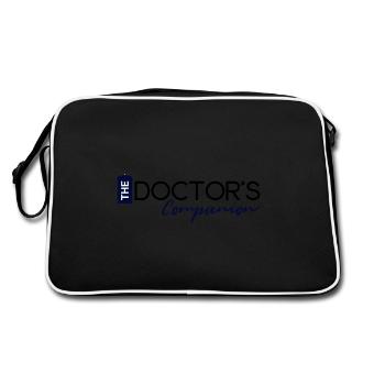 Begleiter des Doktors - Retro Tasche - Schwarz/Weiß - Hinten