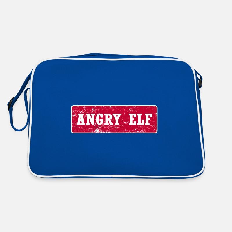 merry x mas Weihnachtsgeschenk Weihnachts-Elfe Retro Tasche