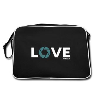 Photographe Photographie Focus Lens - Sac Retro - noir/blanc - Dos