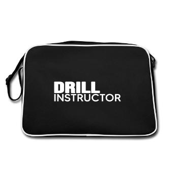 Instructor "drill-instructor" Coach - Retro Bag - black/white - Back