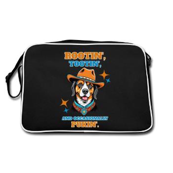 S’enraciner et vomir de temps en temps - Sac Retro - noir/blanc - Dos