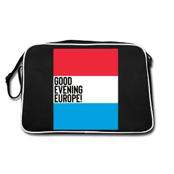 luxembourg Eurovision - Retro Bag - black/white - Back