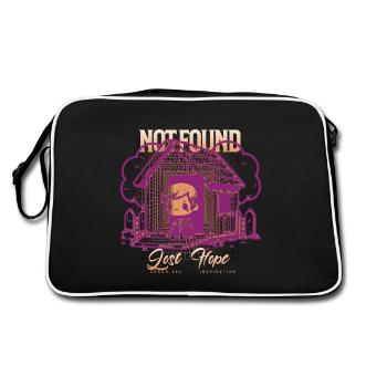 Erreur 404_ Motivation introuvable - Sac Retro - noir/blanc - Dos