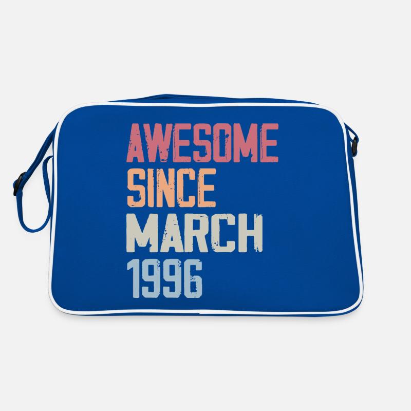 1996 Mars Naissance Anniversaire Mars 1996 Cadeau Sac Retro