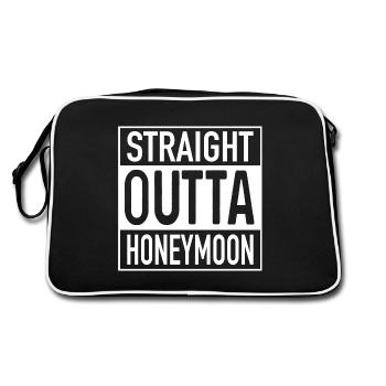 Lune de miel OUTTA directe - Sac Retro - noir/blanc - Dos