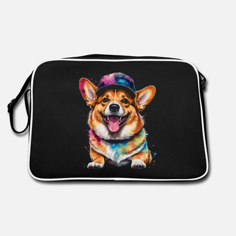 Corgi Snapback Cap Chien Drôle Animal Design Imprimer Sac Retro