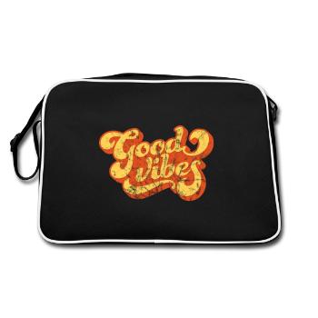 GV - Design de style vintage - Sac Retro - noir/blanc - Dos