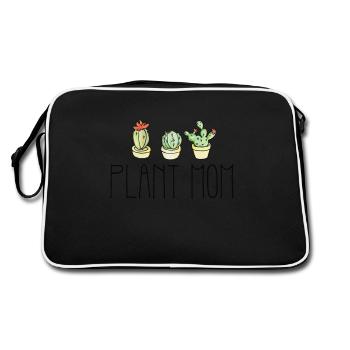maman de plante - Sac Retro - noir/blanc - Dos
